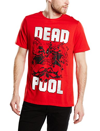 Comprar Marvel Deadpool Jump-Camiseta Hombre, Rojo, X-Large al mejor precio