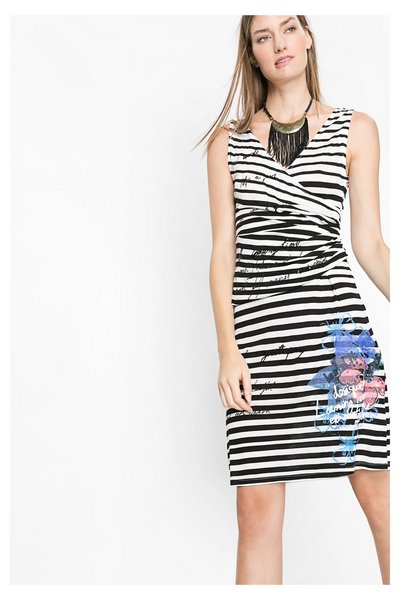 Comprar Desigual - Mujer - Vestido ajustado con escote cruzado - Barack - Size M al mejor precio