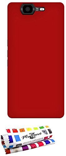 Comprar Muzzano FE-4227-0000-335 - Carcasa para Wiko Highway (con paño de limpieza), rojo al mejor precio