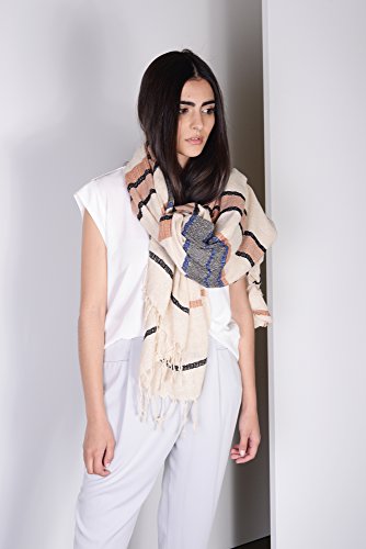 Parfois - Mujer - Pañuelo Cotton Stripes - Azul - M