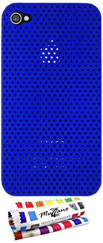 Comprar Muzzano F9A4-3790N8185 - Funda para Apple iPhone 4, color azul al mejor precio