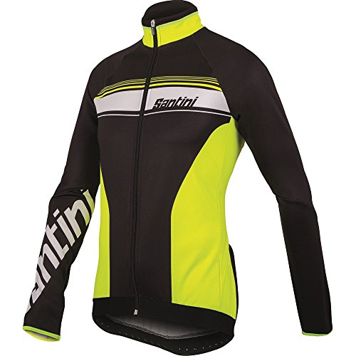 Comprar Santini Fashion - Maillot, talla L, color negro / amarillo al mejor precio