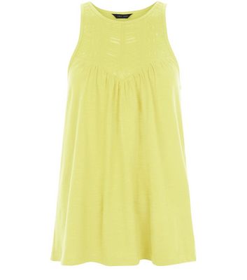 Comprar Lime Embroidered Cut Out Vest al mejor precio