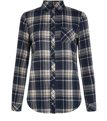 Comprar Teens Blue Brushed Check Shirt al mejor precio