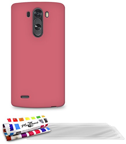 Comprar Muzzano F869286 - Funda para LG G3 S, incluye 3 protecciones de pantalla, color rosa al mejor precio