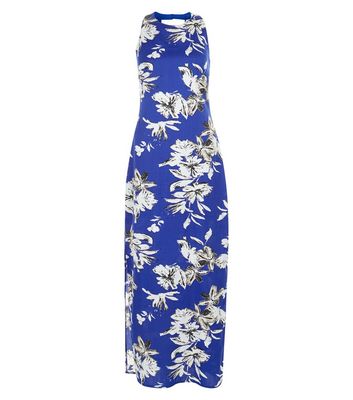 Comparar mejores precios Parisian Blue Floral Print Maxi Dress con descuentos Comprar Parisian Blue Floral Print Maxi Dress al mejor precio