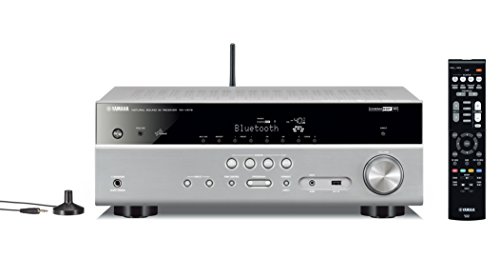 Comprar Yamaha RX-V579 - Receptor AV (7.2, 115W, 24-bit/192kHz, 3,5 mm, Inalámbrico y alámbrico, AM, FM) Plata al mejor precio