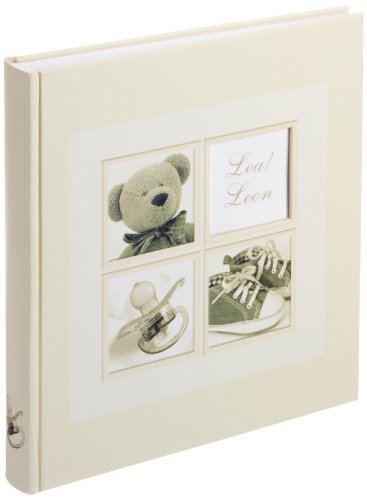 Comprar Walther UK-174 Dinky Bear - Álbum de fotos para bebé con ventana para foto (4 páginas decoradas para introducción, 60 páginas para fotos de 28 x 30,5 cm), color crema al mejor precio