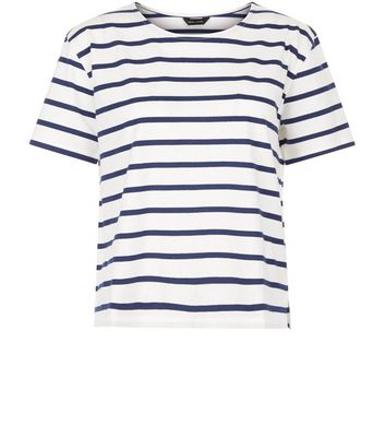 Comprar Blue Stripe Boxy T-Shirt al mejor precio