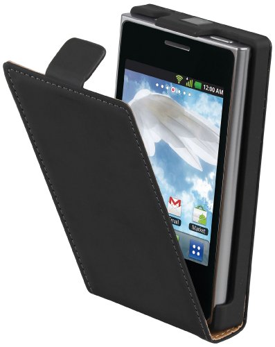Comprar Muvit MUSLI0109 - Funda slim para LG Optimus L3 E400, negro al mejor precio