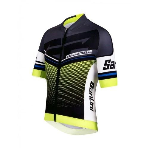 Comprar Santini Interactive 3 manga corta Jersey - Yellow, extra grande al mejor precio