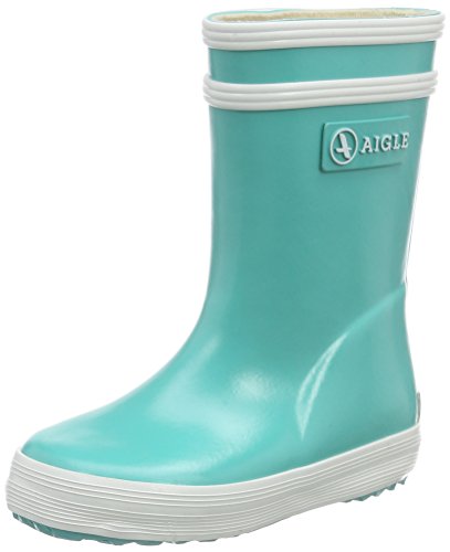 Comprar AigleBaby Flac Gummistiefel - botas de goma sin forro con caña media Niños-Niñas
, color Turquesa, talla 23 al mejor precio