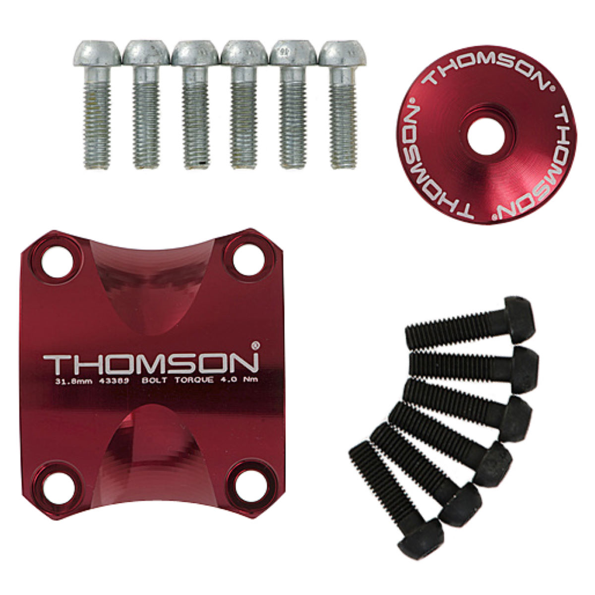 Comparar mejores precios Kit de actualización de abrazadera (31,8), tapa superior y pernos Thomson - SM-A004 X4 - Potencias con descuentos Comprar Kit de actualización de abrazadera (31,8), tapa superior y pernos Thomson - SM-A004 X4 - Potencias al mejor precio