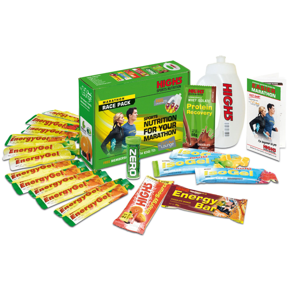 Comprar Lote de nutrición para maratón High5 - Geles energéticos al mejor precio