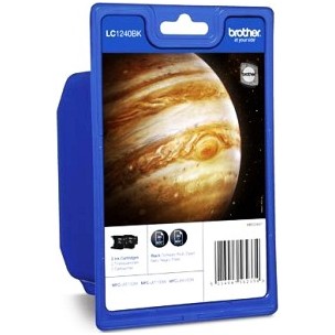 Comprar Lc-1240bkbp: cartucho de tinta negro original brother - 600 páginas al mejor precio