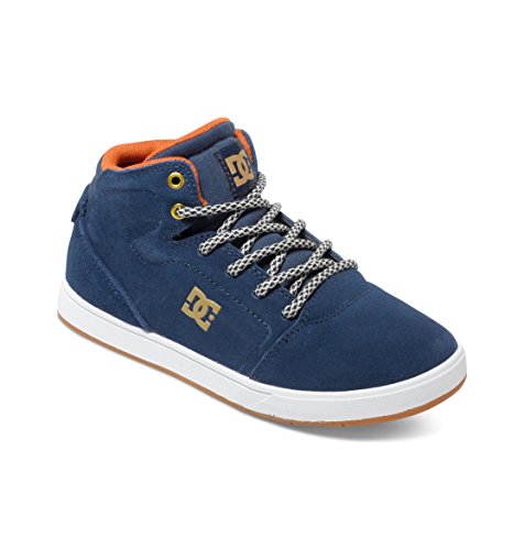 Comprar DC Shoes Crisis - Zapatillas de caña alta, para niño, color azul, talla 34 al mejor precio