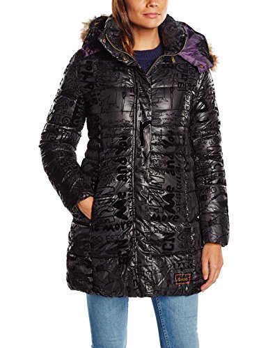 Comprar Desigual ABRIG_SHAILA - Parka para mujer, color negro, talla 40 al mejor precio