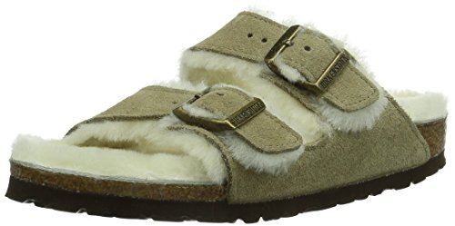 Comparar mejores precios Birkenstock Classic Arizona Fur - Zuecos unisex, color Beige (TAUPE  LAMMFELL), talla 41 con descuentos Comprar Birkenstock Classic Arizona Fur - Zuecos unisex, color Beige (TAUPE  LAMMFELL), talla 41 al mejor precio