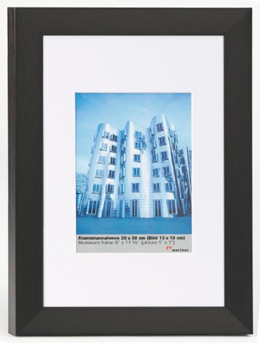 Comprar Walther, Aluline, Marco De Aluminio, AL040B, 30x40 cm, Negro al mejor precio