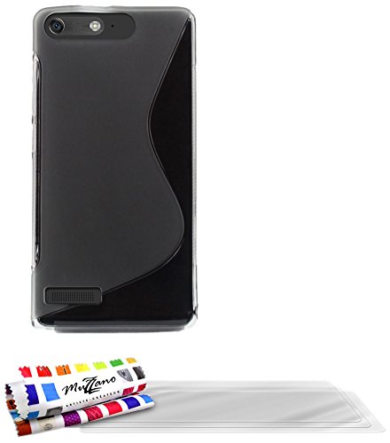 Comprar Muzzano F868512 - Funda para Huawei Ascend G6, incluye 3 protecciones de pantalla, color gris al mejor precio