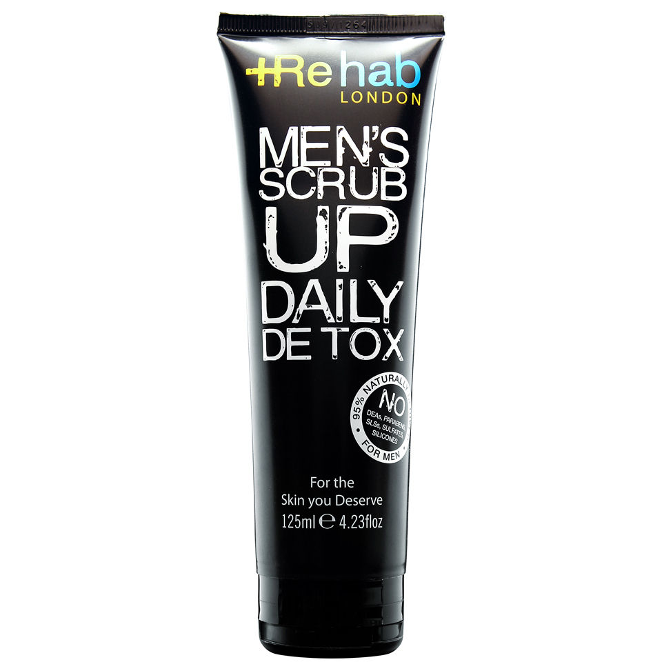 Comprar Exfoliante purificante Rehab Men’s Scrub Up Daily Detox 125ml al mejor precio