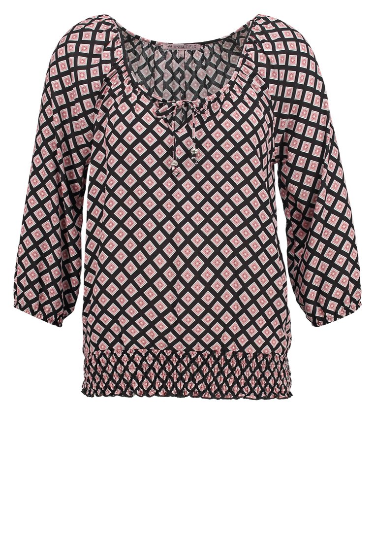 Comprar Anna Field Blusa black/rose al mejor precio