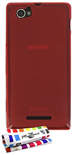 Comprar Muzzano F253965 - Funda para Sony Xperia M, color rojo al mejor precio