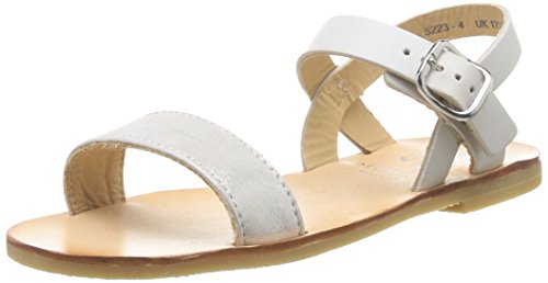 Comprar Start Rite Flora II - Sandalias deportivas de otras pieles para niña gris Gris (Silver Skin Front) 32 al mejor precio