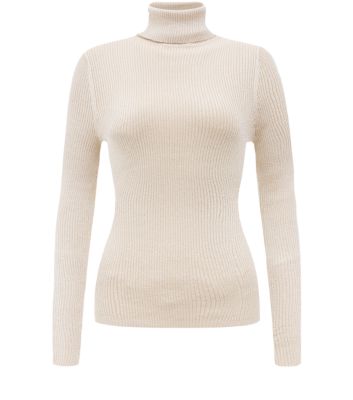 Comprar Stone Metallic Turtle Neck Long Sleeve Top al mejor precio