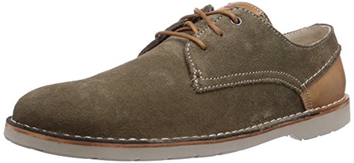 Comprar Clarks Hinton Fly - Zapato brogue de cuero hombre, color verde, talla 45 al mejor precio