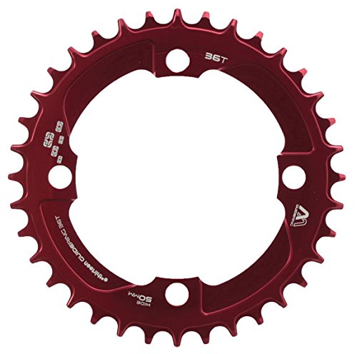 e*thirteen Guidering M Kettenblatt 104mm 36 Z. 10/11-fach red