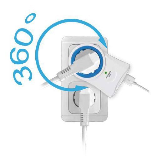 Comprar MCL PS-2U/RZ - Cargador (Interior, GPS, Teléfono móvil, MP3, Corriente alterna, Color blanco, Poder) al mejor precio