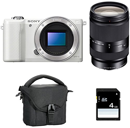 Comprar SONY ALPHA 5000 BLANC + 18-200 LE + FT + SD4 al mejor precio