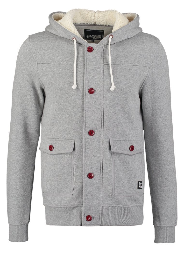 Comprar YOURTURN Sudadera con cremallera grey al mejor precio