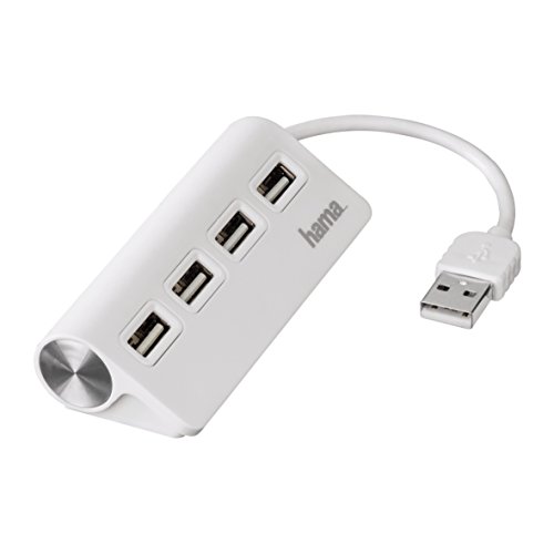 Comprar Hama 00012178 centro o nodo - Concentrador (USB 2.0, Color blanco) al mejor precio