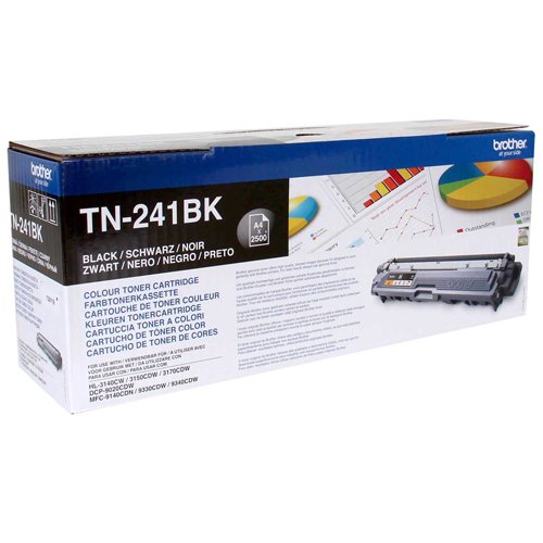 Comprar Brother TN241BK - Cartucho tóner para impresoras láser (2500 páginas), color negro al mejor precio