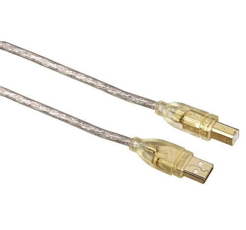 Comprar Hama - USB Con. Cable USB tipo A - USB tipo B Male Plug, Transparent, 1,8 m, USB A M, USB B M, 1.8 m, Transparente al mejor precio
