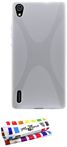 Comprar Muzzano F868741 - Funda para Huawei Ascend P7, color blanco al mejor precio