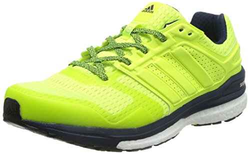 Comprar adidas Supernova Sequence Boost 8 M Zapatillas de Atletismo para Hombre, Amarillo / Azul marino, Talla EU 46 2/3 (UK 11.5) al mejor precio