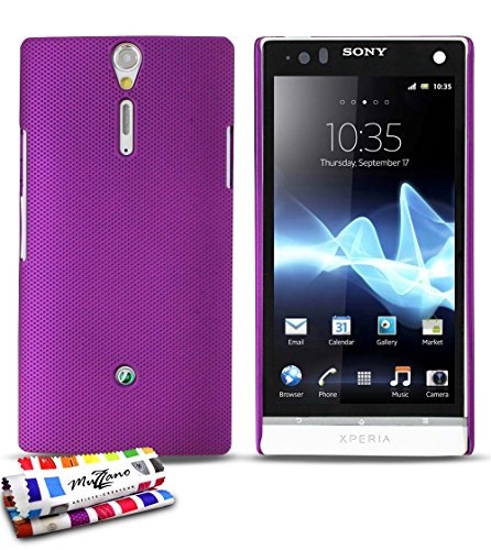 Comprar Muzzano F20967 - Funda para Sony Xperia S, color violeta al mejor precio