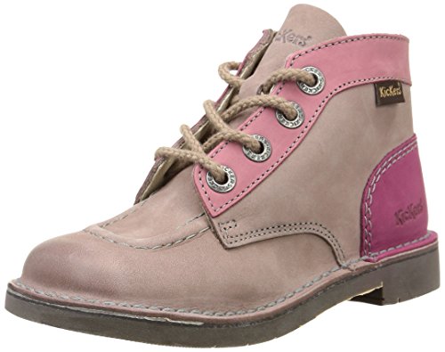 Comprar Kickers Kick Colz - Botas para niña gris Gris (Gris Clair/Rose Foncé) 34 al mejor precio