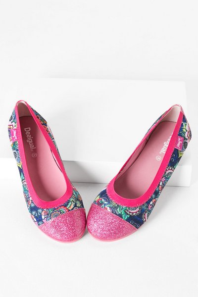 Comprar Desigual - Mujer - Bailarinas rosas para niña - Bailarina 1 - Size 37 al mejor precio