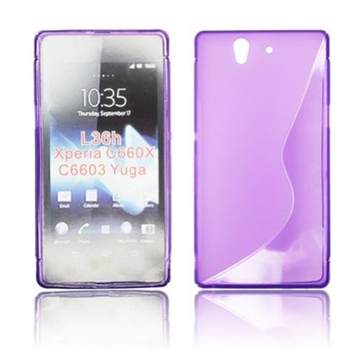 Comprar Bluetrade BT-TPU-SEXZV - Funda TPU tipo S para Sony Xperia Z, color púrpura al mejor precio