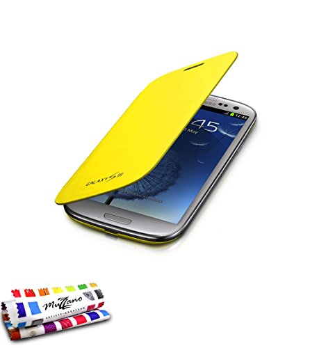 Comprar Muzzano F18530 - Funda para Samsung Galaxy S3, color amarillo al mejor precio