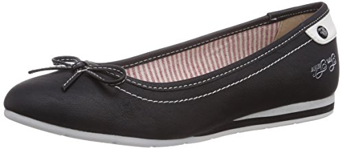 Comprar Tom Tailor Tom Tailor Damenschuhe - Bailarinas de material sintético para mujer, color negro, talla 38 al mejor precio