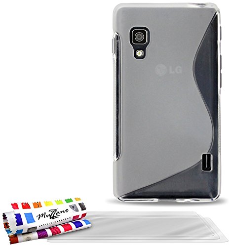 Comprar Muzzano F7197 - Funda para LG Optimus L5 II L5 2 ) + 3 protecciónes de pantalla, transparente al mejor precio