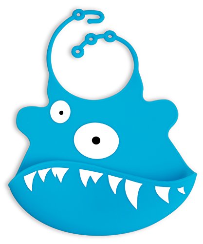 Comprar Neon Kids 160008801201086 - Babero de silicona con recogemigas, color azul al mejor precio