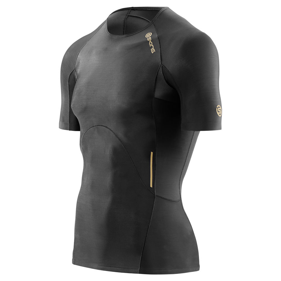 Comprar Skins A400 Men's Compression Short Sleeve Top - Black - S al mejor precio