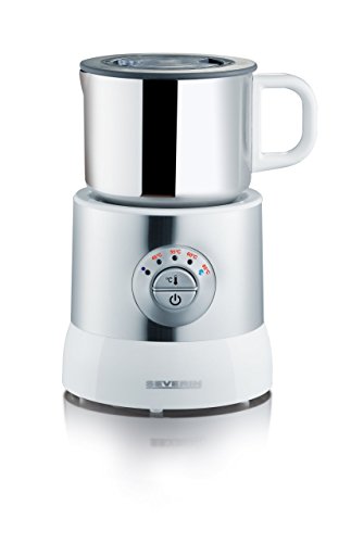 Comprar Severin 9685 - Emulsionador de leche (700 ml, 500 W), color PLATEADO/BLANCO al mejor precio