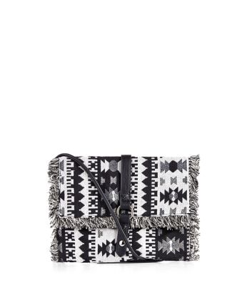 Comprar Black Tribal Textured Across Body Bag al mejor precio